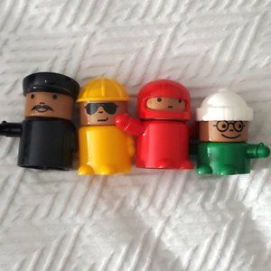 Vintage Lillabo People Toy Collection- 4 piece